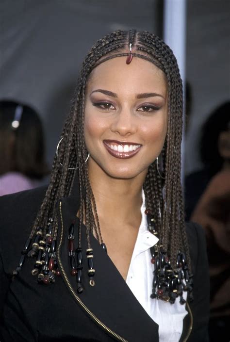 Alicia Keys Most Head Turning Hairstyles Of All Time Braids With
