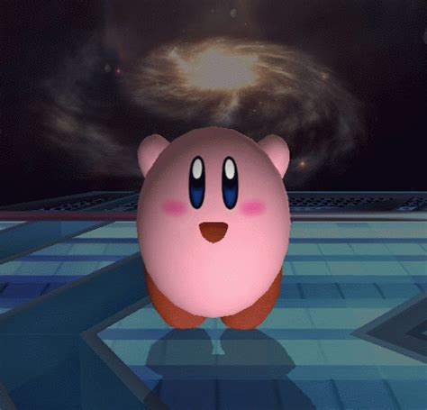 According to an unofficial kirby biography, kirby is largely innocent and has a cheerful demeanor and a. Waving Kirby Animation by Cam-ikaze on DeviantArt