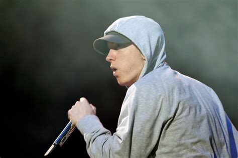 File Photo Us Rapper Eminem Performs During The Abu Dhabi F1 Grand