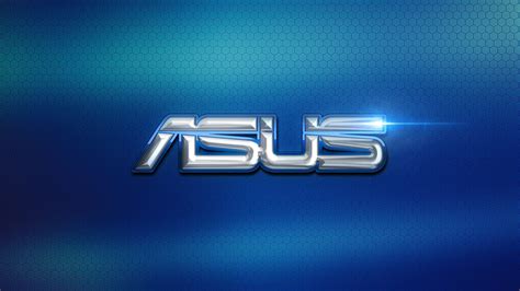 Logo De Asus Fondo Azul Fondos De Pantalla 1366x768 Fondos De