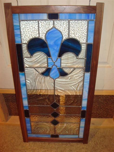 All craft supplies & tools. mission stained style glass kitchen cabinets | Fleur de ...