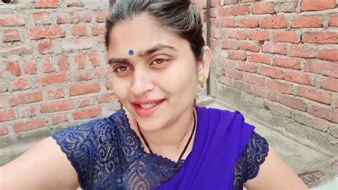 My New Blue Saree Vlog Thand Me Barish Ne Ki Halat Kharb Rupa