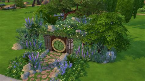 Sims 4 Speed Build Hobbit House Youtube