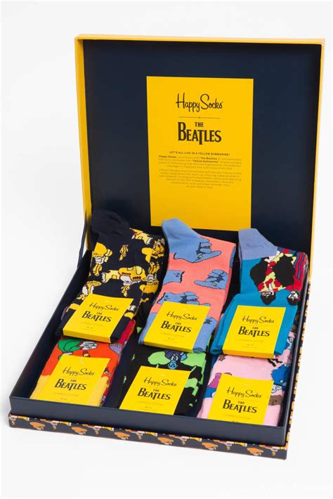 Paul smith mens socks gift box. happy-socks-ASSORTED-Limited-Edition-Beatles-Gift-Set ...