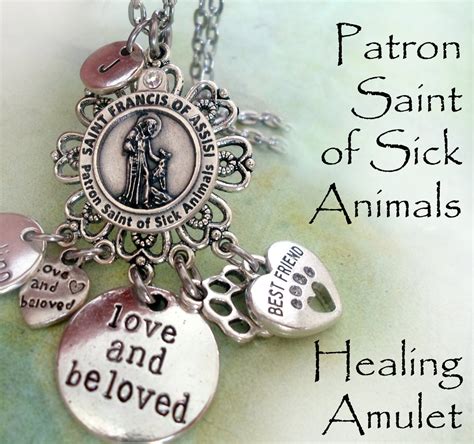 Traditionally people see these saints as symbols of how to live a. Patron Saint of Sick Animals St. Francis of by FindYourFeeling