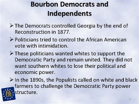 Chapter 18 Bourbons Populists And Progressives Study Presentation