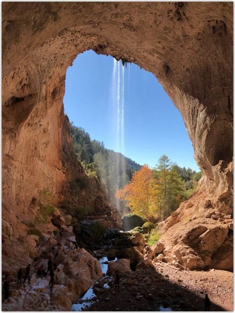 Visit The Waterfall At Tonto Natural Bridge State Park In Arizona