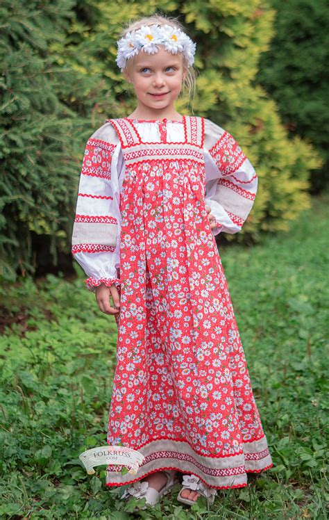traditional russian dress dunyasha for girl ph
