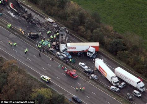 Impenetrable M5 Smog Caused By Fireworks Led To Deadly Crash After