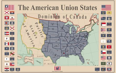 Map Of The American Union States In My Headcanon Followup To The Psa