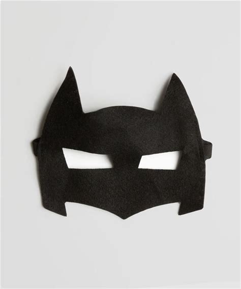 Máscara Do Batman Molde Eva Feltro E Papel Artesanato Passo A