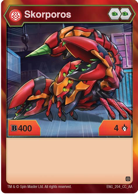 Pyrus Skorporos Age Of Aurelus The Bakugan Wiki