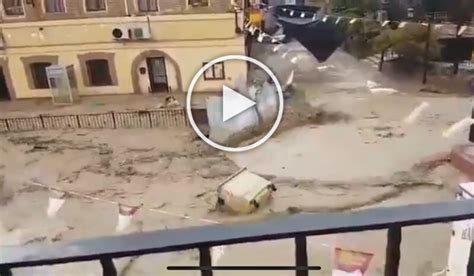 Meteo Cronaca Diretta Video Grave Alluvione In Spagna Disastro Senza