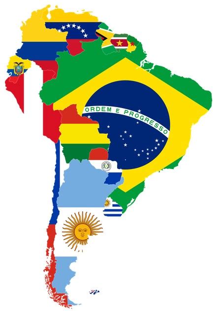 Banderas De Países De América Del Sur Con Nombres E Información