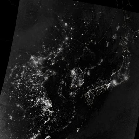 The effect happens because north korea's supply of electricity is too small to keep shining through the night. A new high resolution look at North Korea, where it is ...