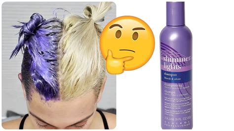It for all the people commenting about how purple shampoo will dry your hair, we have your solution! Power of Shimmer Lights Purple Shampoo- Maintain Gray Hair ...
