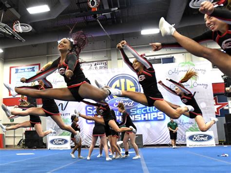 Cif Cheerleading Competition Comes To Riverside Orange County Register