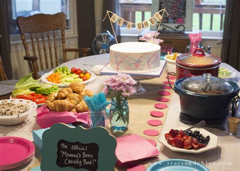 You can buy gender reveal party supplies and make food to match with the help of blue and pink food dye. Gender Reveal Party with Paint! - 2 Cats and Chloe