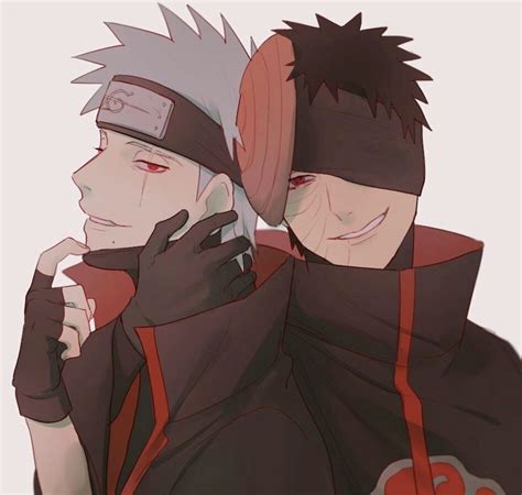 Kakashi X Obito Kakashi And Obito Naruto Shippuden Anime Naruto Kakashi