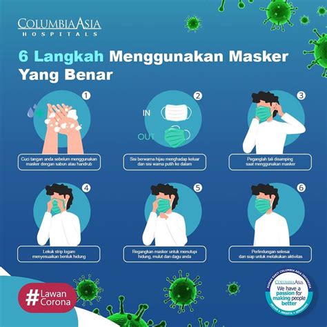 6 Langkah Menggunakan Masker Columbia Asia Hospital Indonesia