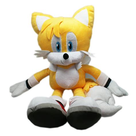 Sonic The Hedgehog Tails Large Size Kids Plush Toy Wzipper Pocket