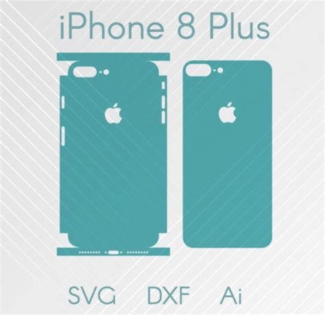 Iphone 8 Plus Full Wrap Skin Cutting Template Ai Dfx Svg Download