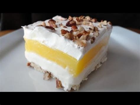 .but after a heavy meal or when i just want a little treat to end the day, recipes like these are just right for dessert: Lemon Delight - YouTube