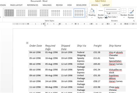 Working With Tables In Microsoft Word Part 1 Ptr