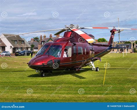 Prince Charles Royal Helicopter Landed Editorial Stock Photo Image