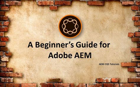 Aem Cq5 Tutorial For Beginners Aem Cq5 Tutorials