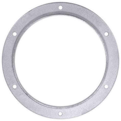 10 Inch Punched Galvanized Steel Angle Ring Piping Flange Oneida Air