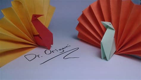 Thanksgiving Turkey Origami Origami Turkey Origami Easy Diy Origami