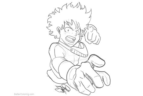 249k.) this my hero academia todoroki coloring pages for individual and noncommercial use only, the copyright belongs to their respective creatures or owners. Boku No Hero Academia Coloring Pages Izuku Deku Midoriya ...