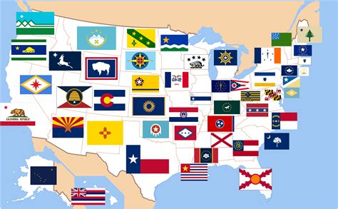 Went Ahead And Changed Every Us State Flag That I Thought Needed It