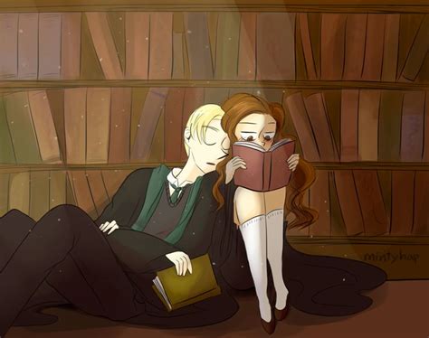 Draco Malfoy And Hermione Granger Typical Day In The Library By
