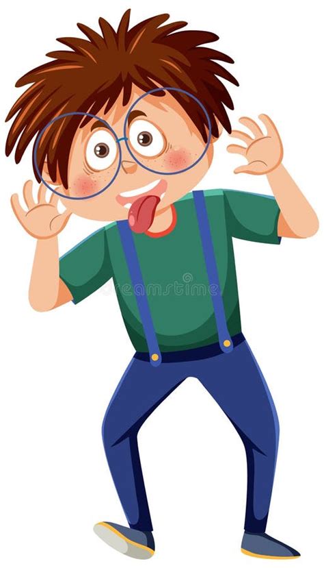 Cheeky Boy Cartoon Character Stock Vector Illustration Of Adorable