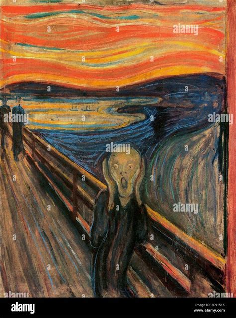 The Scream By Norwegian Painter And Printmaker Edvard Munch 1893