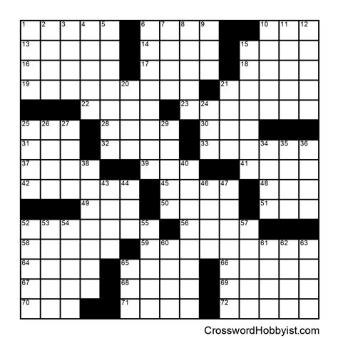 Baseball Crossword Puzzle