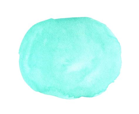 Premium Photo Abstract Mint Green Watercolor On White Background