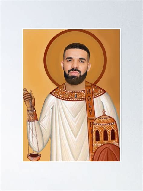 Drake God Poster By Yosiiiii11 Redbubble