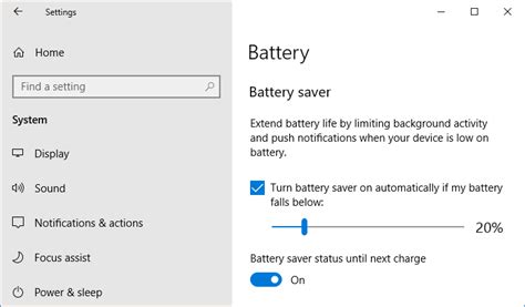 How To Enable Or Disable Battery Saver In Windows 10 Techcult