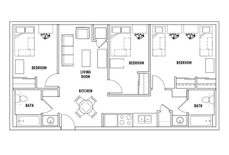 Floor Plans Dolphin Cove Student Housing Staten Island Ny