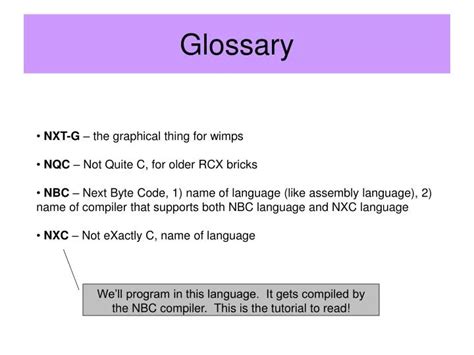 Ppt Glossary Powerpoint Presentation Free Download Id4476995