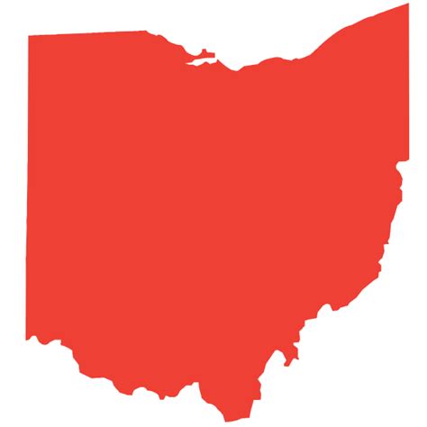 Ohio State Outline Vector At Getdrawings Free Download