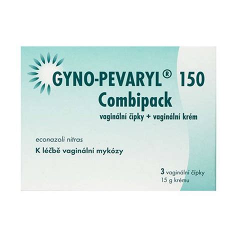 Gyno Pevaryl 150 Combipack Suppositories 3 Pieces Cream 15 G Apozona