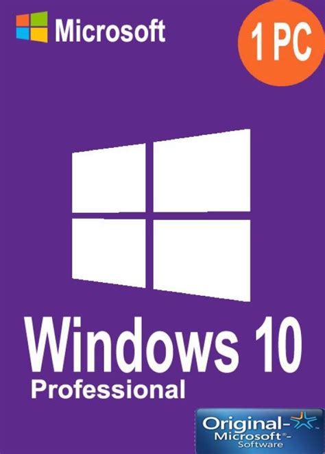 Microsoft Windows 10 Pro Original Key 10 Pc 3264 Bit Price In