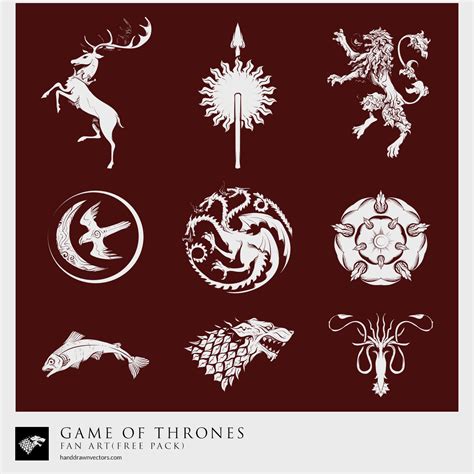 Collection Of Game Of Thrones Logo Vector Png Pluspng