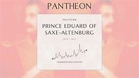 Prince Eduard of Saxe-Altenburg Biography | Pantheon