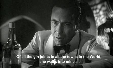 Casablanca won the 1943 academy award for best picture. Casablanca: She walks into mine | Movie quotes, Iconic ...