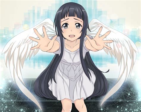 fond d écran illustration jeux vidéo anime filles anime ailes